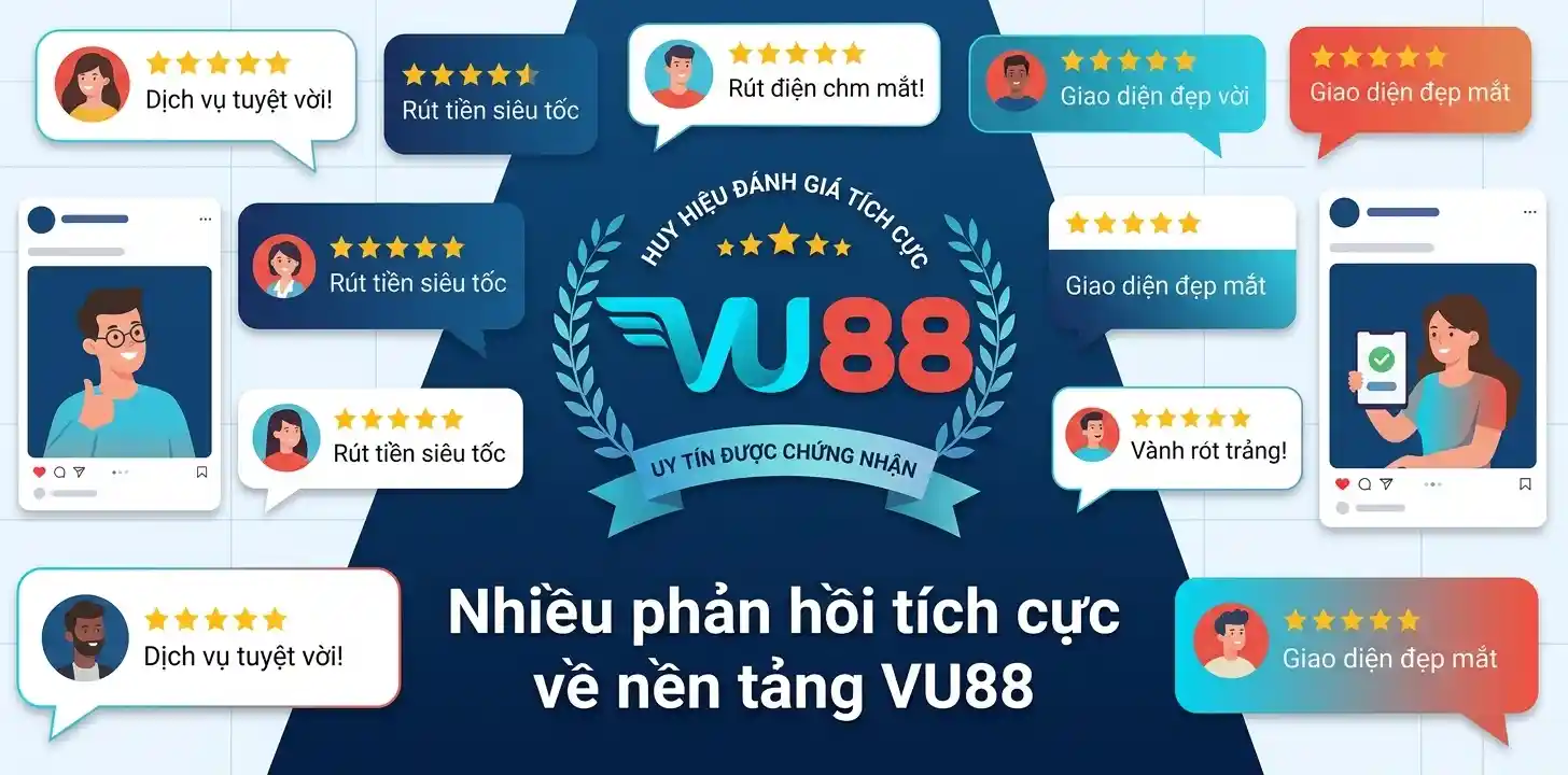 Nhiều phản hồi tích cực về nền tảng VU88