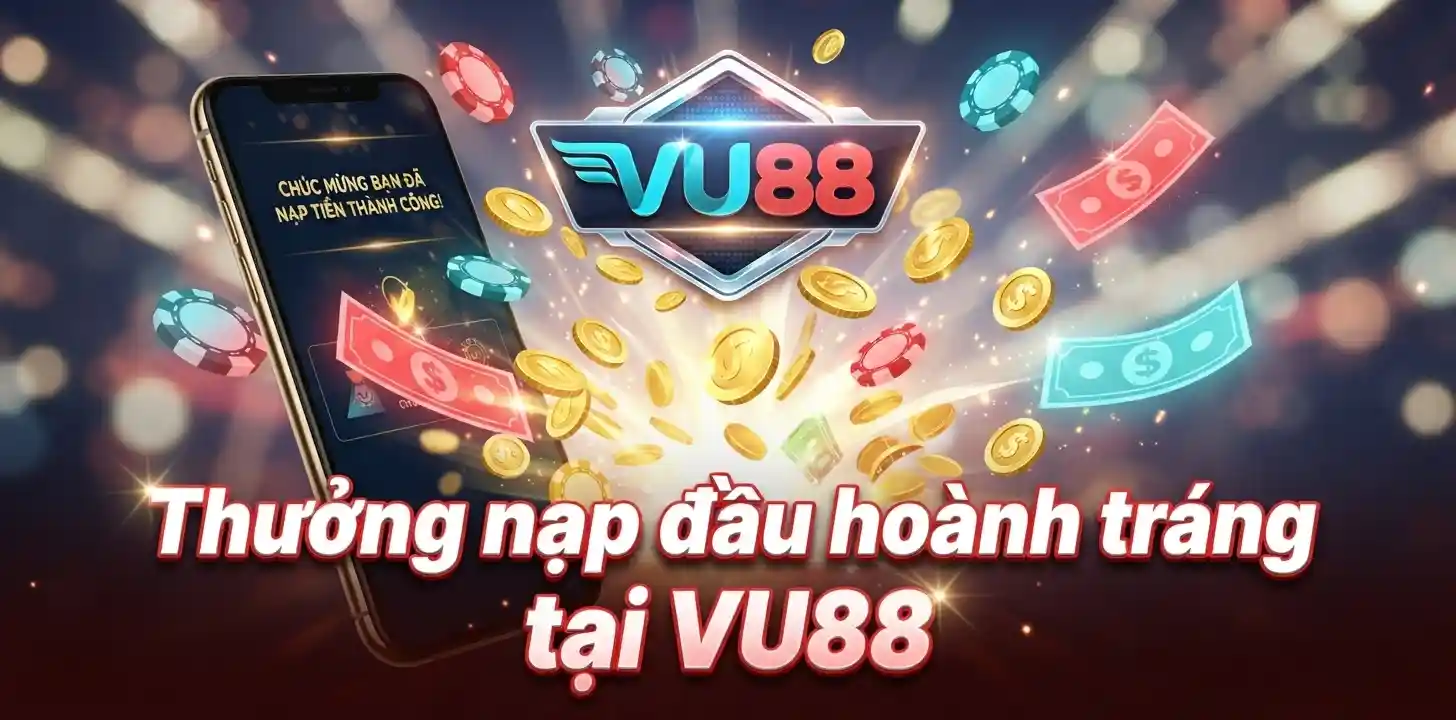 Thưởng nạp đầu hoành tráng tại VU88