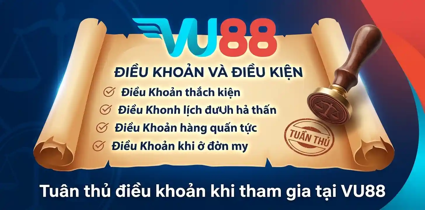 Tuân thủ điều khoản khi tham gia tại VU88